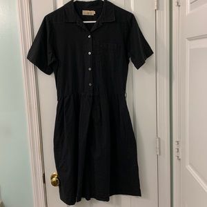 J.Crew Short-Sleeve Cotton/Linen Dress